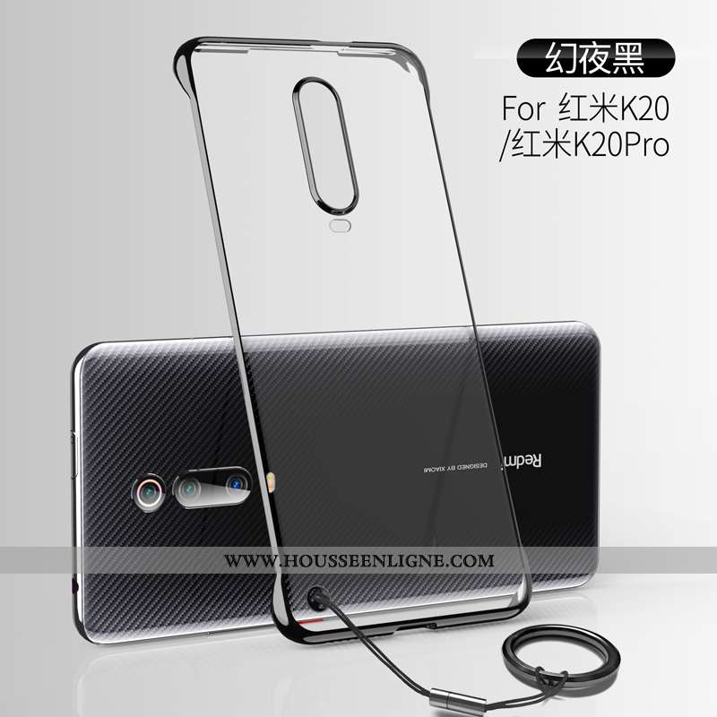 Housse Xiaomi Mi 9t Pro Légère Protection Respirant Incassable Transparent Border Placage Noir