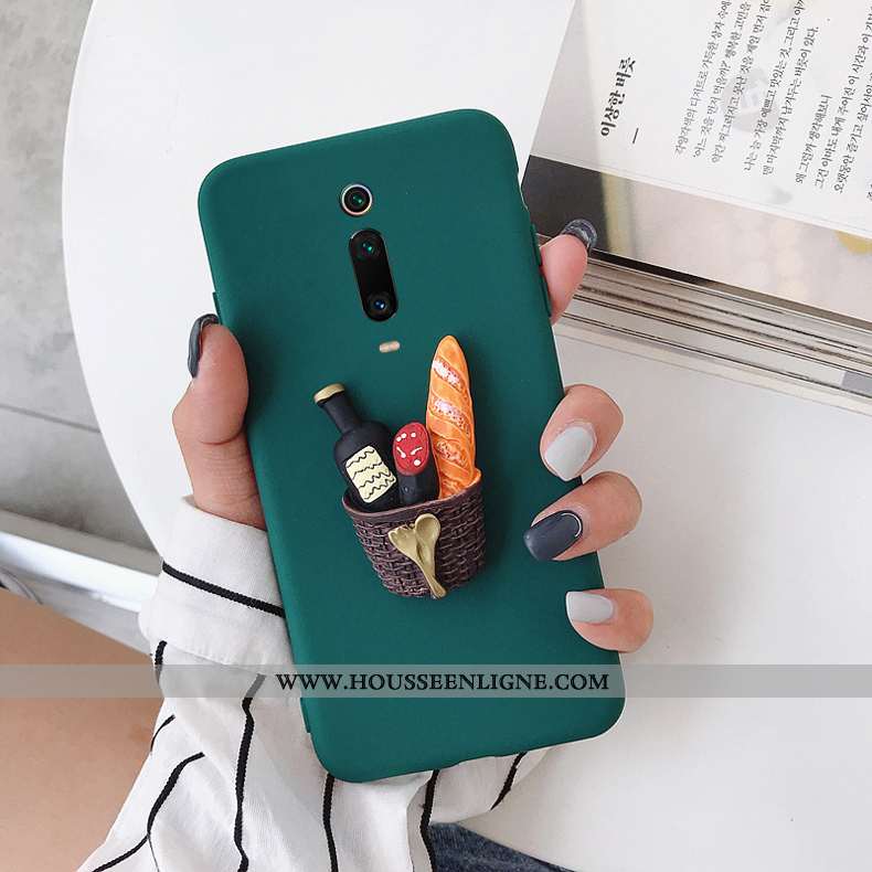 Housse Xiaomi Mi 9t Pro Personnalité Créatif Tout Compris Petit Protection Charmant Coque Verte