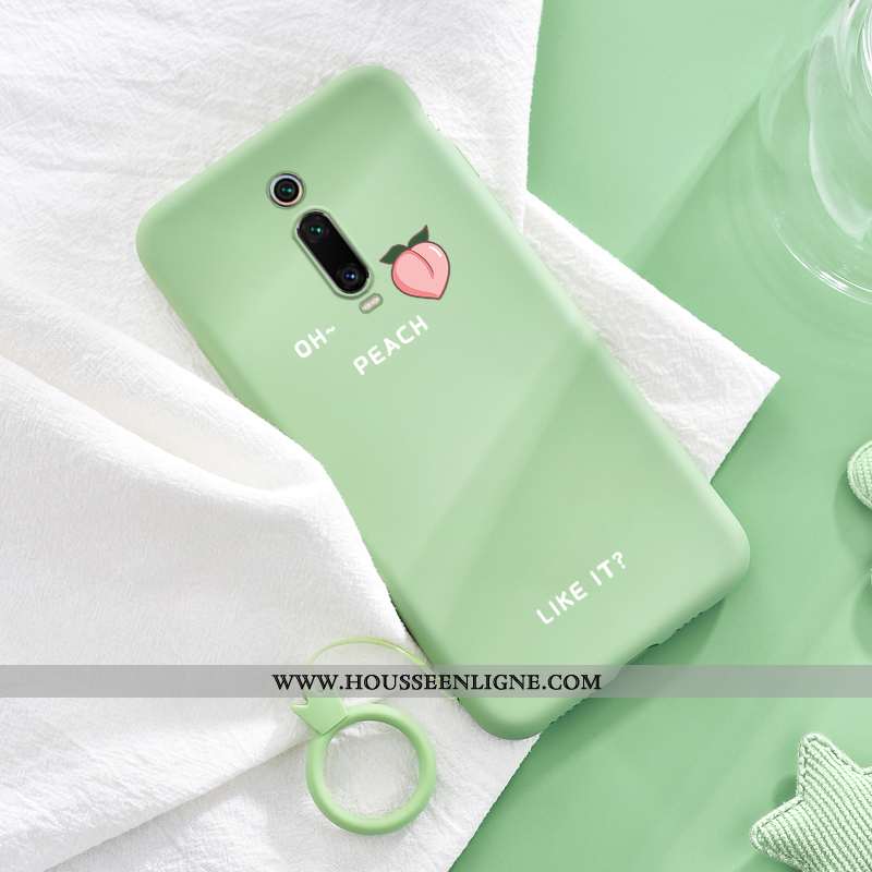 Housse Xiaomi Mi 9t Pro Silicone Protection Vert Rose Net Rouge Nouveau Créatif Verte
