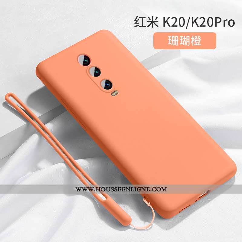 Housse Xiaomi Mi 9t Pro Ultra Légère Coque Téléphone Portable Rouge Créatif Tout Compris Orange