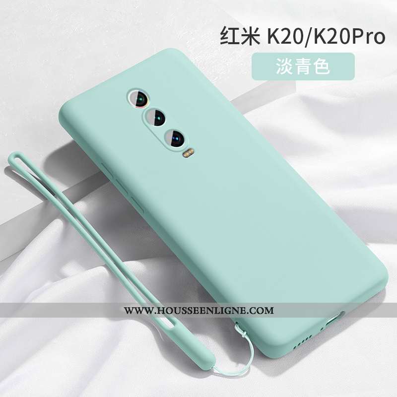 Housse Xiaomi Mi 9t Tendance Fluide Doux Vert Protection Téléphone Portable Nouveau Coque Turquoise