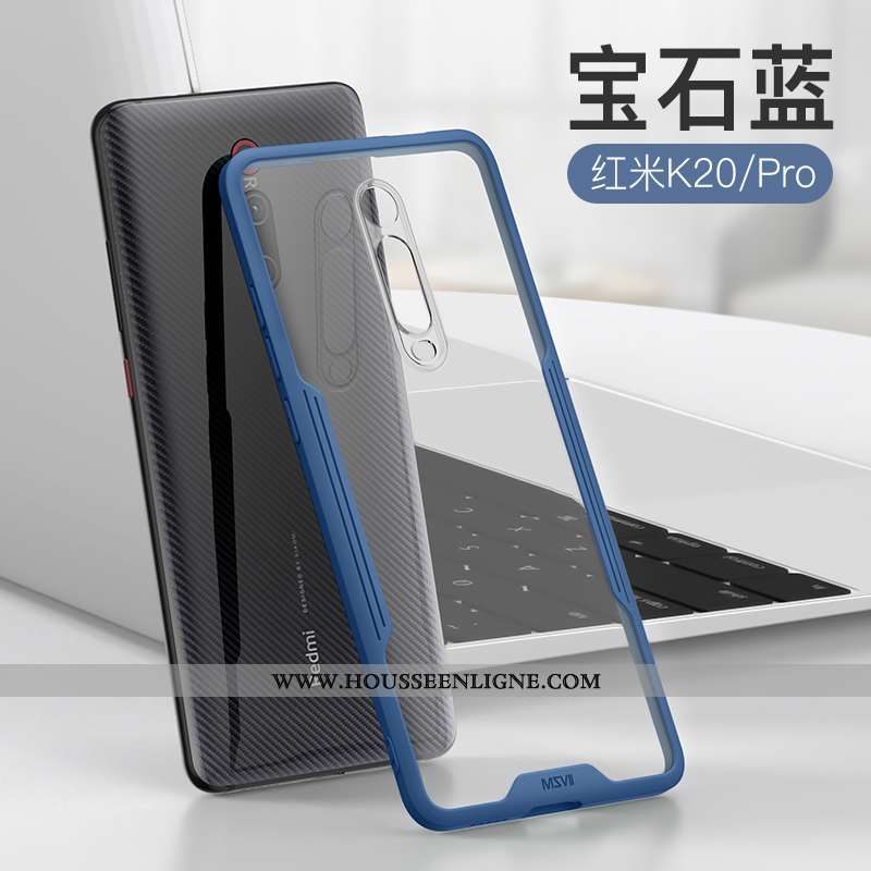 Housse Xiaomi Mi 9t Ultra Légère Incassable Difficile Personnalité Petit Téléphone Portable Bleu