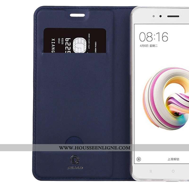 Housse Xiaomi Mi A1 Protection Téléphone Portable Carte Coque Bleu Petit