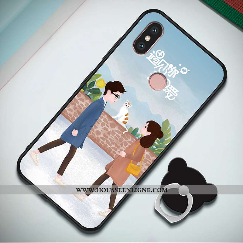 Housse Xiaomi Mi A2 Personnalité Créatif Incassable Téléphone Portable Support Dessin Animé Coque Ro