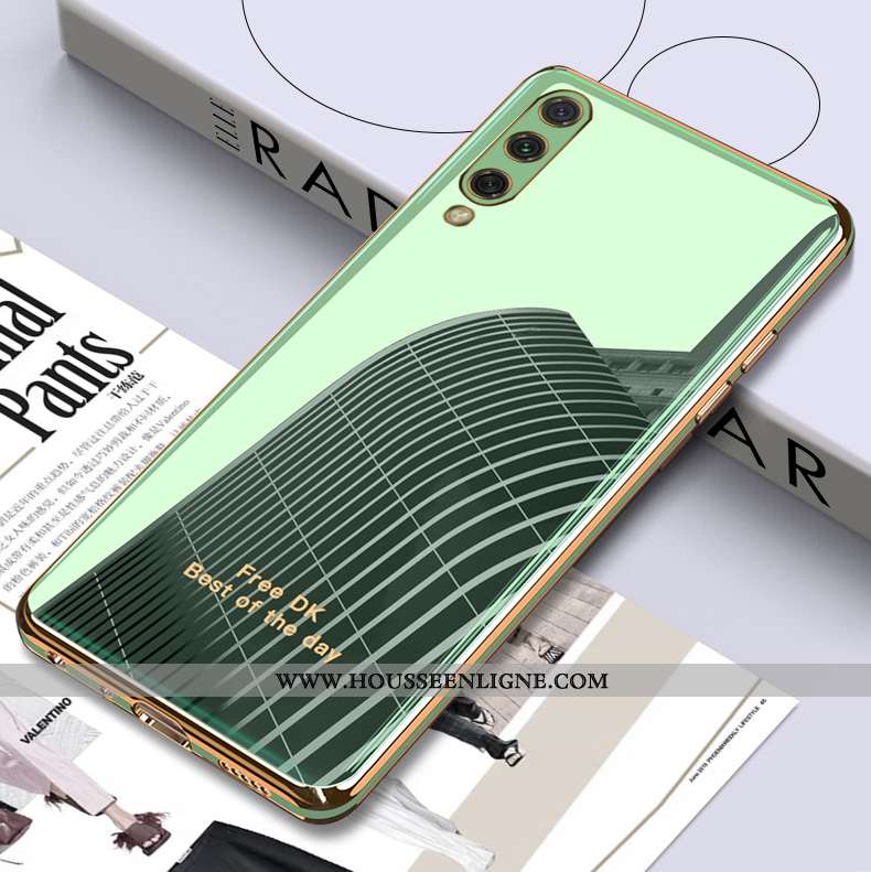 Housse Xiaomi Mi A3 Créatif Ultra Personnalité Téléphone Portable Miroir Protection Placage Verte