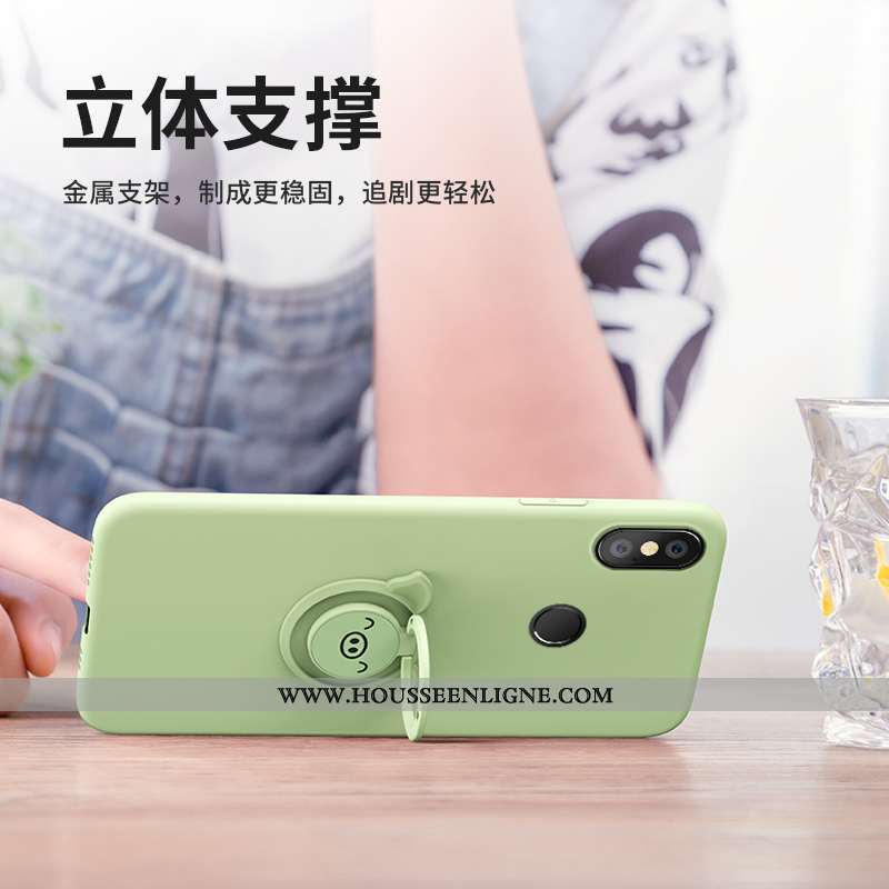 Housse Xiaomi Mi Max 3 Charmant Tendance Étui Amoureux Légères Créatif Personnalité Verte