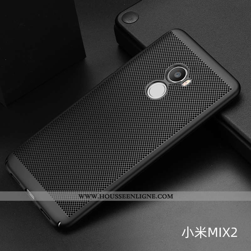 Housse Xiaomi Mi Mix 2 Délavé En Daim Légère Petit Respirant Téléphone Portable Refroidissement Diff
