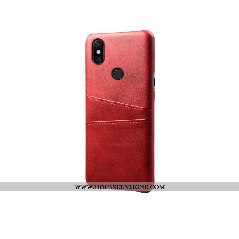 Housse Xiaomi Mi Mix 3 Cuir Protection Incassable Téléphone Portable Jaune Qualité Petit
