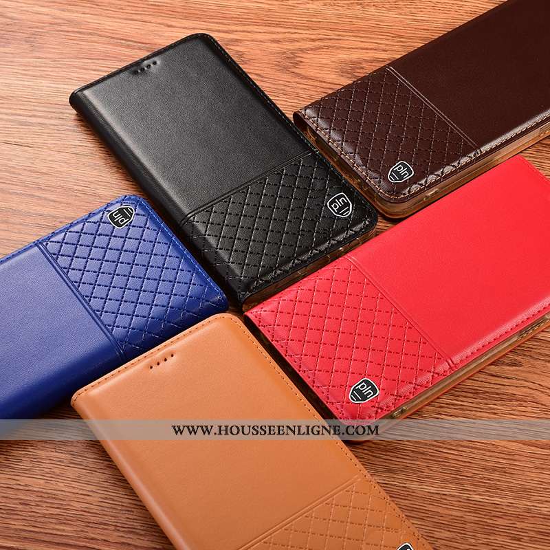 Housse Xiaomi Mi Note 10 Lite Cuir Véritable Protection Téléphone Portable Petit Jeunesse Tout Compr