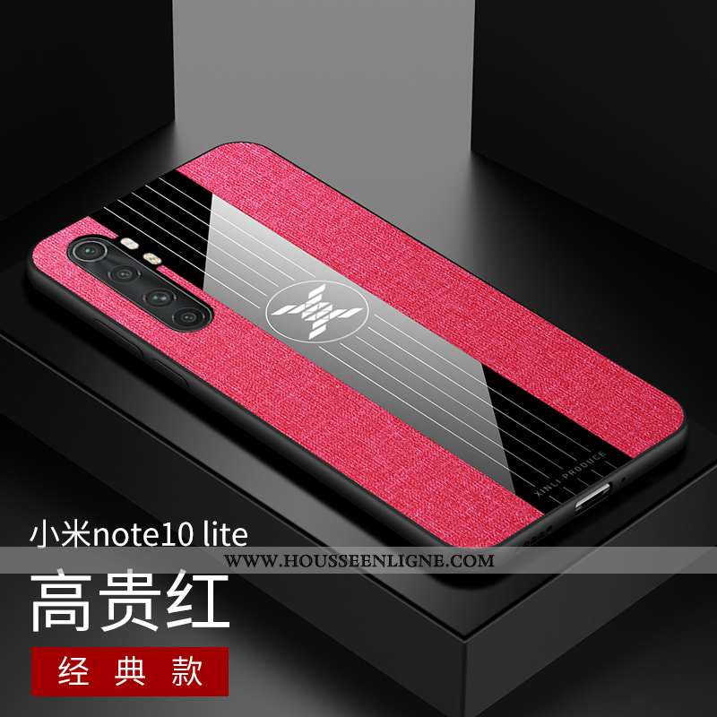 Housse Xiaomi Mi Note 10 Lite Silicone Protection Délavé En Daim Incassable Petit Modèle Fleurie Étu
