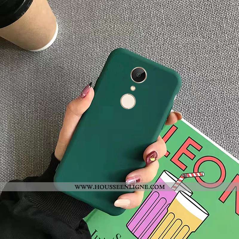 Housse Xiaomi Redmi 5 Délavé En Daim Personnalité Téléphone Portable Jaune Couleur Unie Net Rouge To