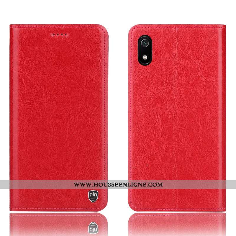 Housse Xiaomi Redmi 7a Modèle Fleurie Protection Petit Téléphone Portable Incassable Gris Cuir Vérit