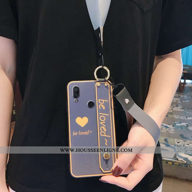 Housse Xiaomi Redmi 7a Silicone Protection Amoureux Téléphone Portable Vintage Coque Tout Compris Gr