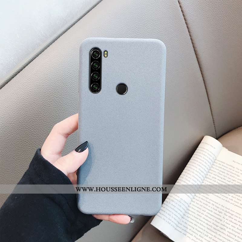 Housse Xiaomi Redmi Note 8t Légère Fluide Doux Étui Téléphone Portable Incassable Délavé En Daim Ult