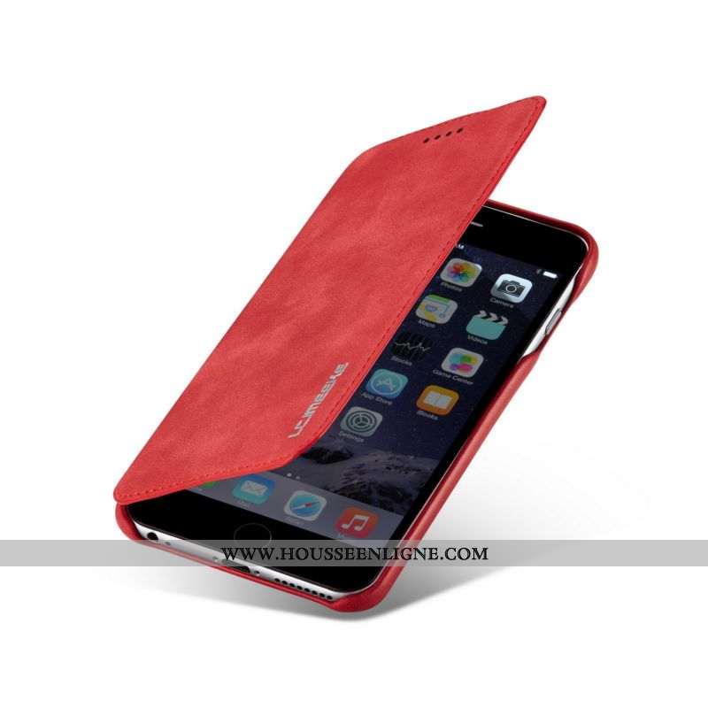 Housse iPhone 6/6s Plus Cuir Silicone Protection Incassable Étui Téléphone Portable Nouveau Marron
