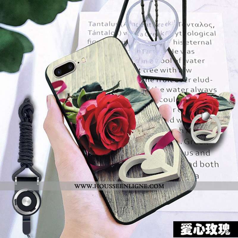 Housse iPhone 7 Plus Fluide Doux Rouge Téléphone Portable Coque Incassable
