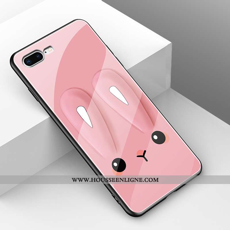 Housse iPhone 7 Plus Mode Protection Rose Téléphone Portable Pu Dessin Animé Tout Compris