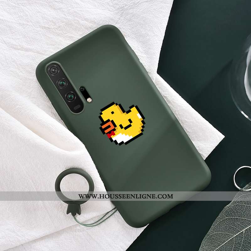 Étui Honor 20 Pro Silicone Protection Coque Jaune Légère Téléphone Portable Ultra Verte