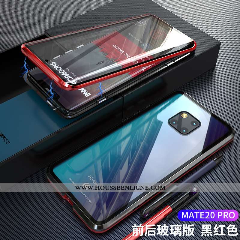 Étui Huawei Mate 20 Pro Légère Protection Magnétisme Transparent Ultra Noir