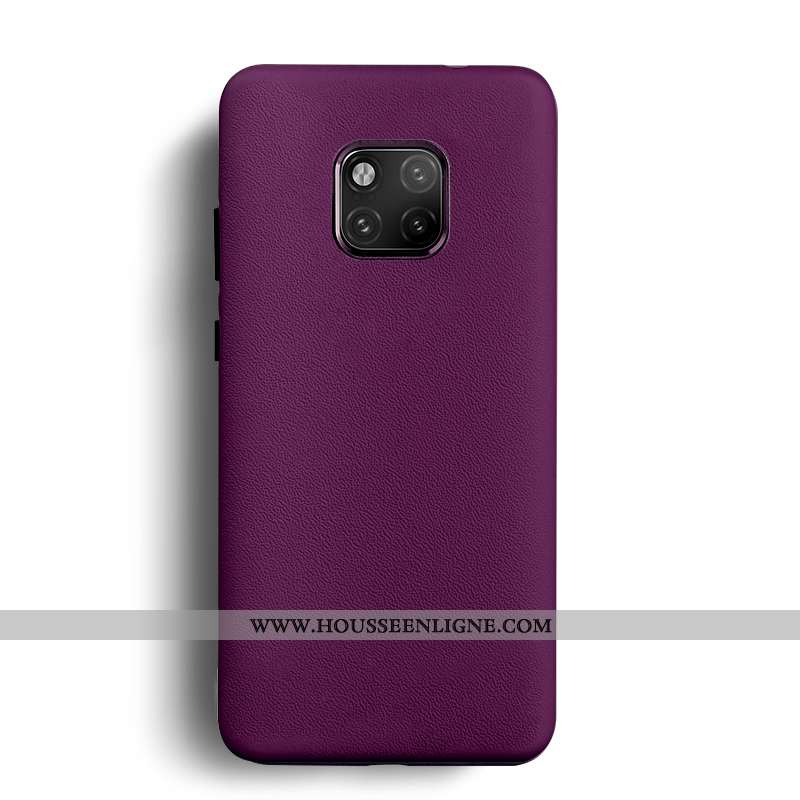 Étui Huawei Mate 20 Rs Tendance Cuir Protection Coque Violet Tout Compris Téléphone Portable