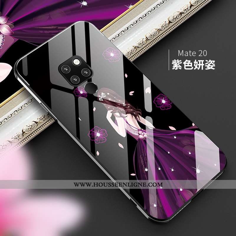 Étui Huawei Mate 20 Ultra Tendance Incassable Coque Nouveau Légère Téléphone Portable Violet