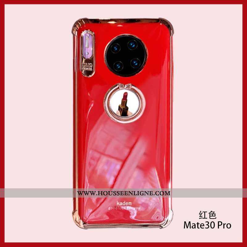 Étui Huawei Mate 30 Pro Silicone Fluide Doux Téléphone Portable Coque Support Tout Compris Incassabl