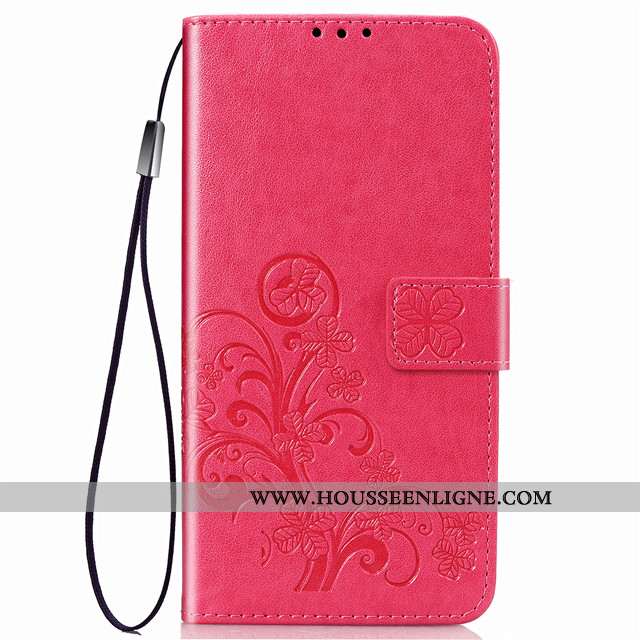 Étui Huawei Mate 30 Protection Cuir Rouge Housse Tout Compris Téléphone Portable Incassable Rose