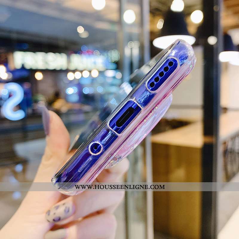 Étui Huawei Nova 5t Fluide Doux Mode Jeunesse Violet Téléphone Portable Rose Net Rouge