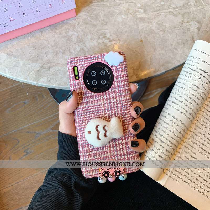 Étui Huawei Nova 5t Légère Dessin Animé Téléphone Portable Tendance Petit Rose Charmant