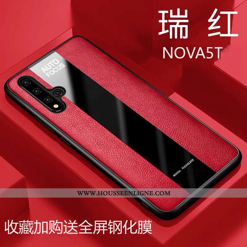 Étui Huawei Nova 5t Silicone Protection Noir Fluide Doux Tout Compris Incassable