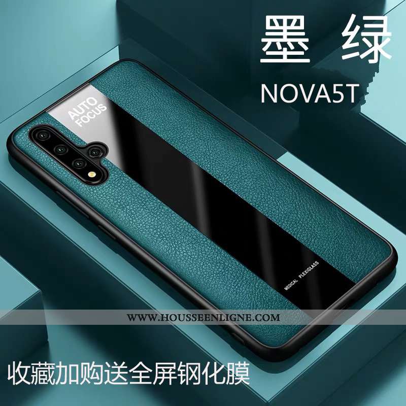 Étui Huawei Nova 5t Silicone Protection Noir Fluide Doux Tout Compris Incassable