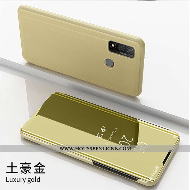Étui Huawei P Smart 2020 Cuir Housse Blanc Téléphone Portable Coque Blanche