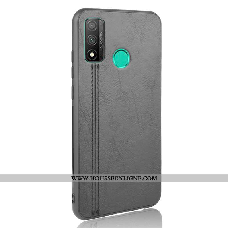 Étui Huawei P Smart 2020 Modèle Fleurie Protection Bovins Téléphone Portable Coque Petit Gris