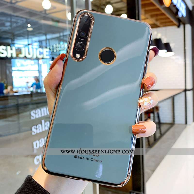 Étui Huawei P Smart+ 2020 Protection Personnalité Tendance Net Rouge Vert Silicone Coque Turquoise