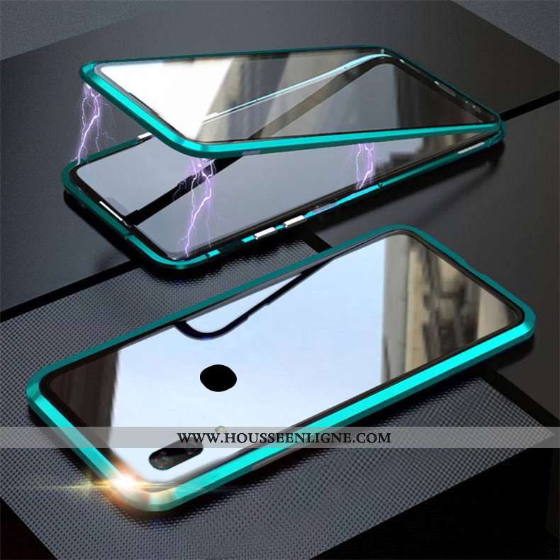 Étui Huawei P Smart Z Verre Vert 2020 Coque Téléphone Portable Reversible Turquoise
