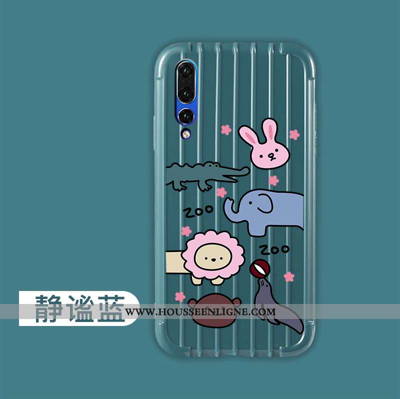 Étui Huawei P20 Pro Dessin Animé Silicone Mode Protection Créatif Incassable Verte