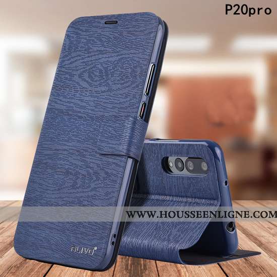 Étui Huawei P20 Pro Protection Cuir Tout Compris Fluide Doux Téléphone Portable Coque Marron