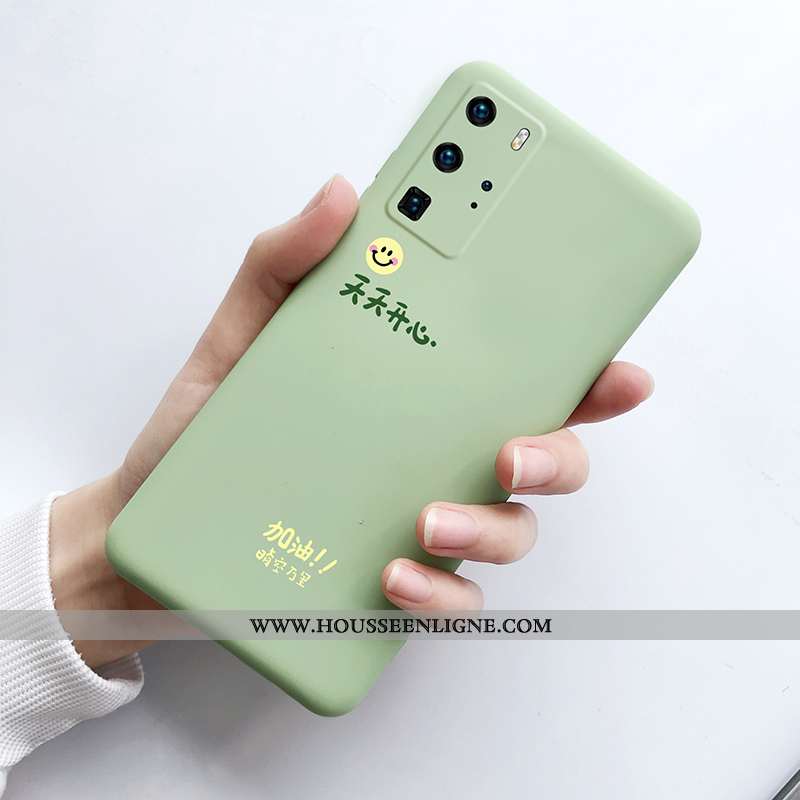 Étui Huawei P40 Pro Tendance Légère Créatif Protection Ultra Téléphone Portable Tout Compris Verte