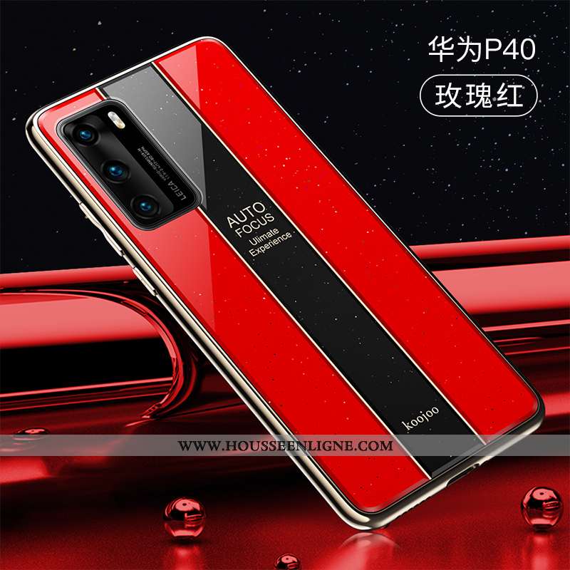 Étui Huawei P40 Ultra Tendance Tout Compris Créatif Rouge Légère Téléphone Portable