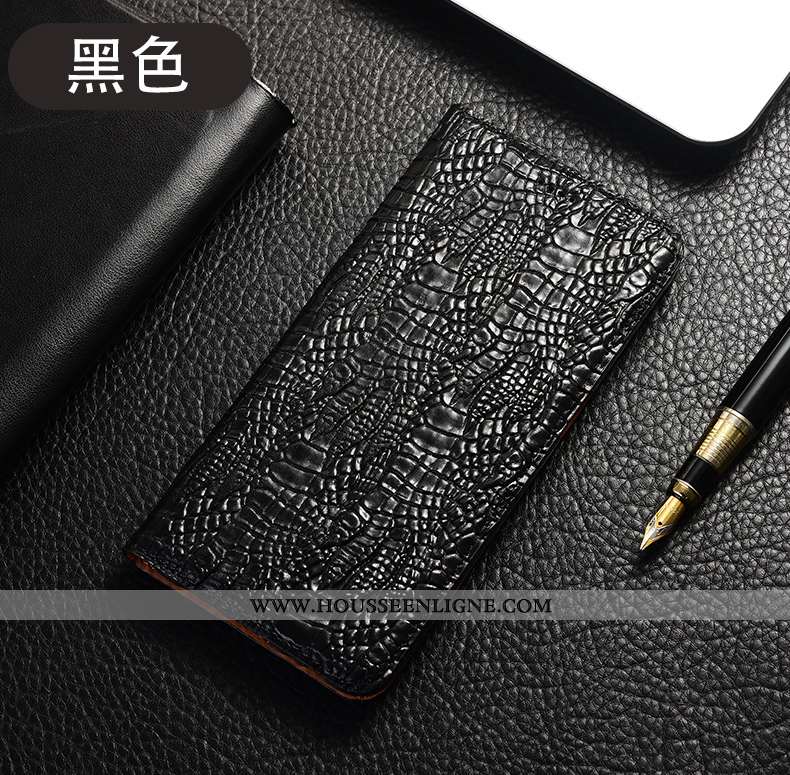 Étui Huawei Y5p Modèle Fleurie Protection Cuir Véritable Housse Téléphone Portable Incassable Marron