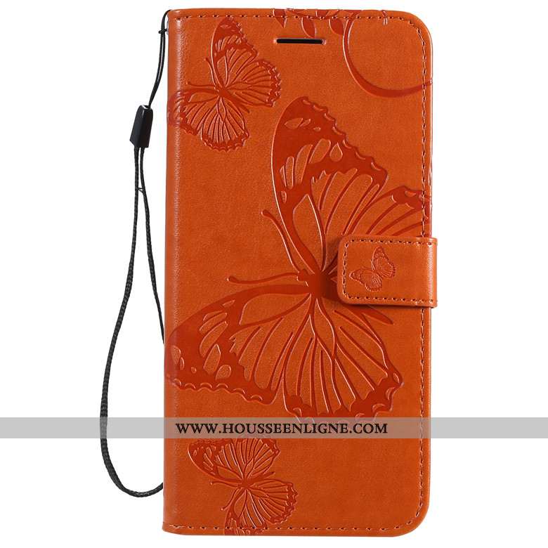 Étui Huawei Y5p Protection Ornements Suspendus Clamshell Incassable Coque Téléphone Portable Orange
