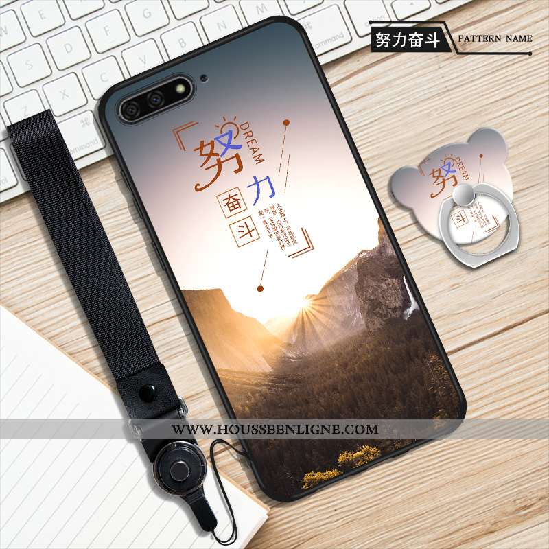 Étui Huawei Y6 2020 Ornements Suspendus Dessin Animé 2020 Protection Téléphone Portable Tendance Ble