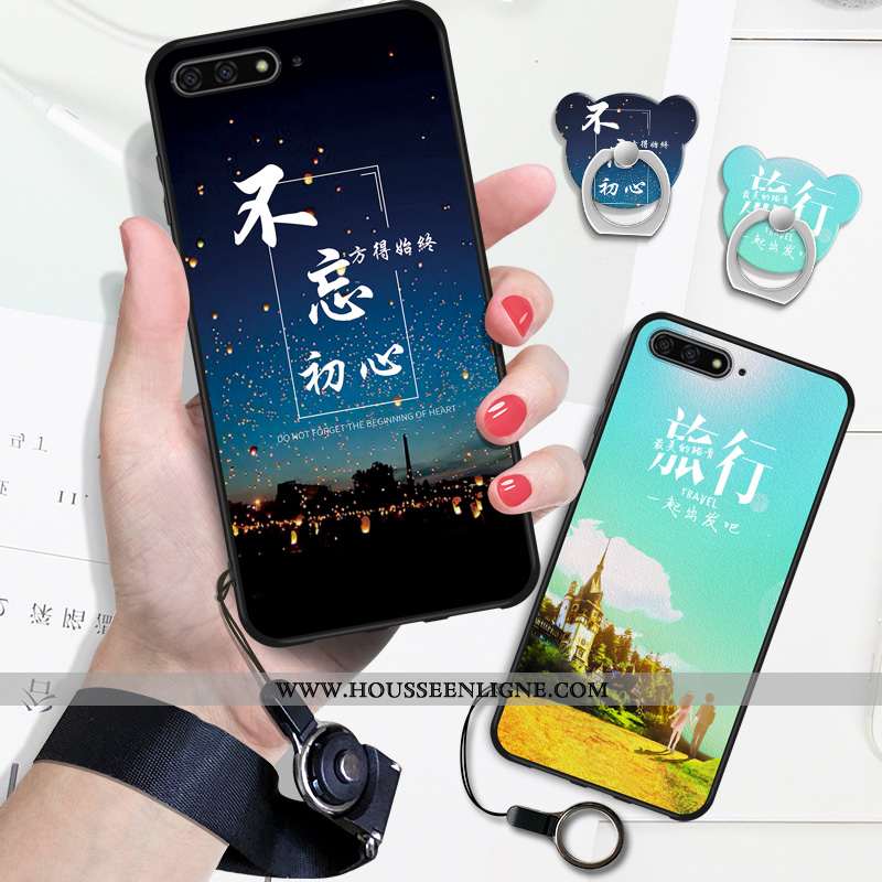Étui Huawei Y6 2020 Ornements Suspendus Dessin Animé 2020 Protection Téléphone Portable Tendance Ble