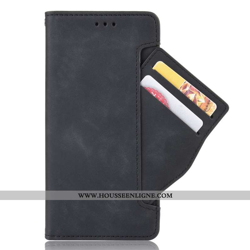 Étui Huawei Y6p Protection Cuir Housse Coque Téléphone Portable Noir
