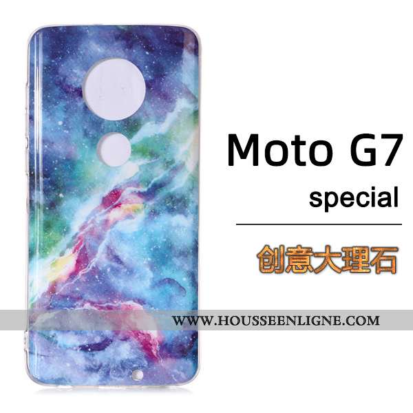 Étui Moto G7 Mode Vent Grand Coque Europe Téléphone Portable Noir