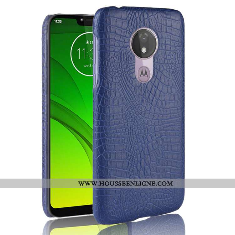 Étui Moto G7 Power Créatif Modèle Fleurie Coque Business Téléphone Portable Noir