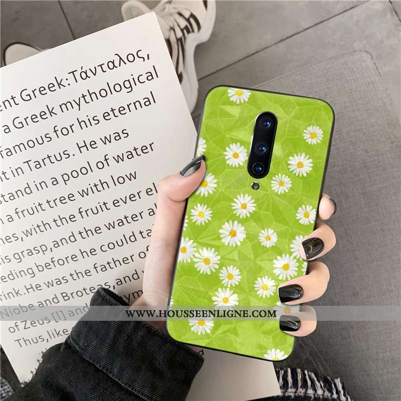 Étui Oneplus 8 Vert Coque Téléphone Portable Losange Verte