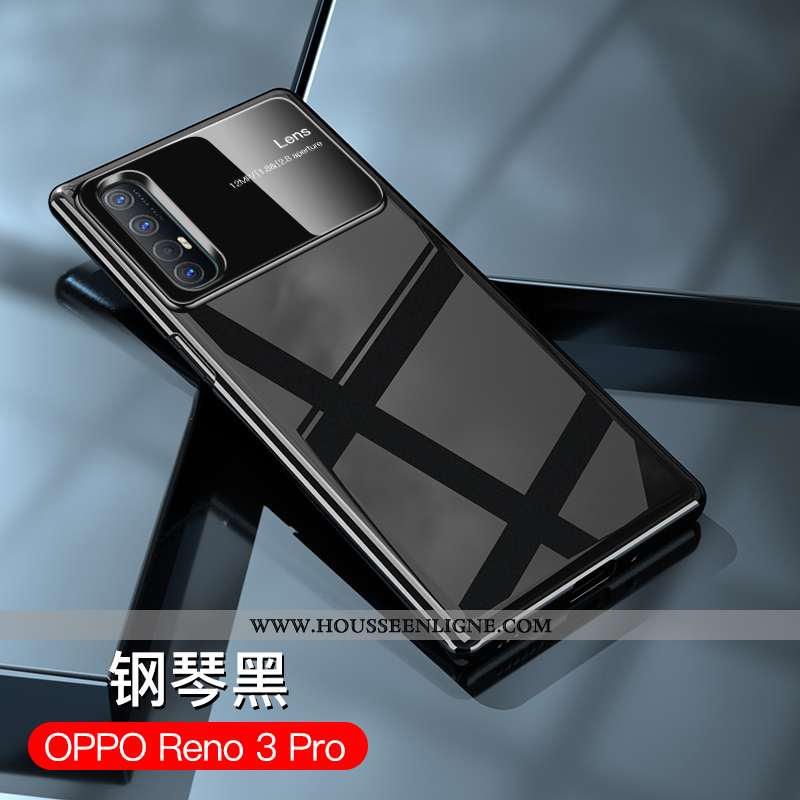 Étui Oppo Reno 3 Pro Légère Protection Ultra Net Rouge Personnalité Coque Blanche