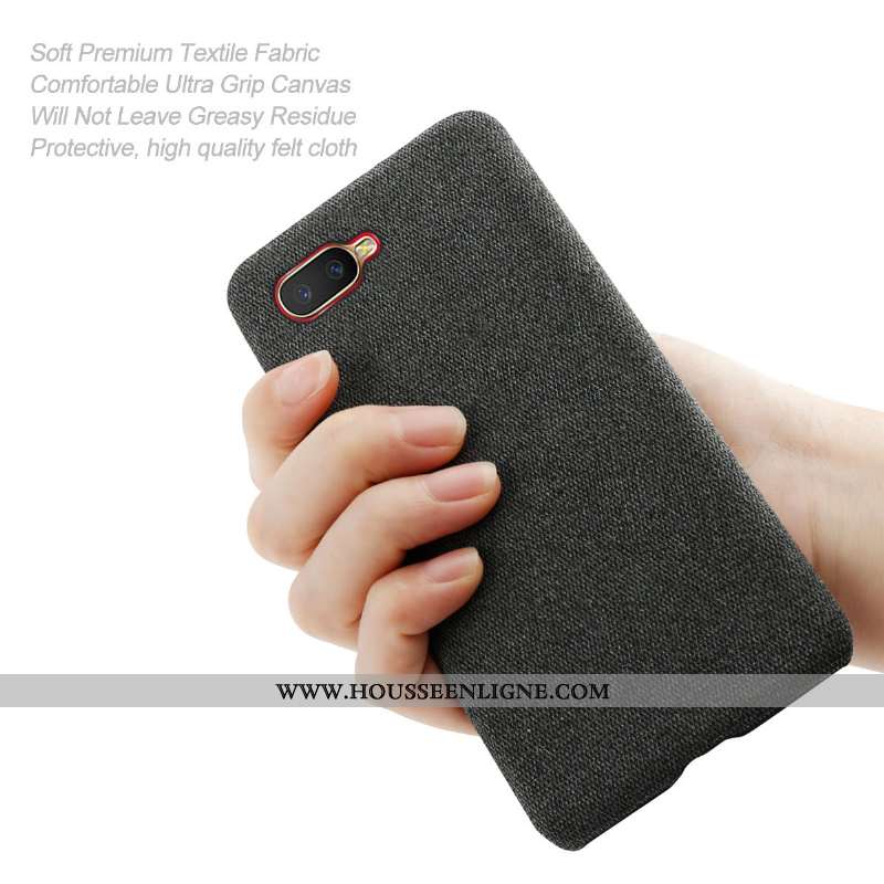 Étui Oppo Rx17 Neo Protection Tendance Rouge Téléphone Portable Incassable Tissu