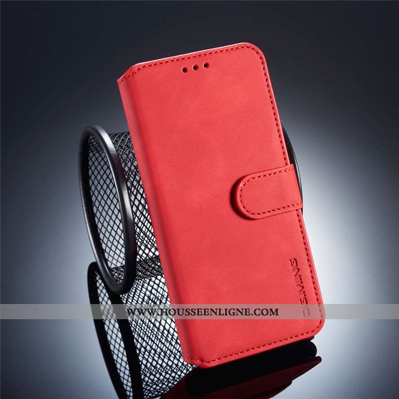 Étui Samsung Galaxy A40 Portefeuille Cuir Incassable Gris Coque Protection